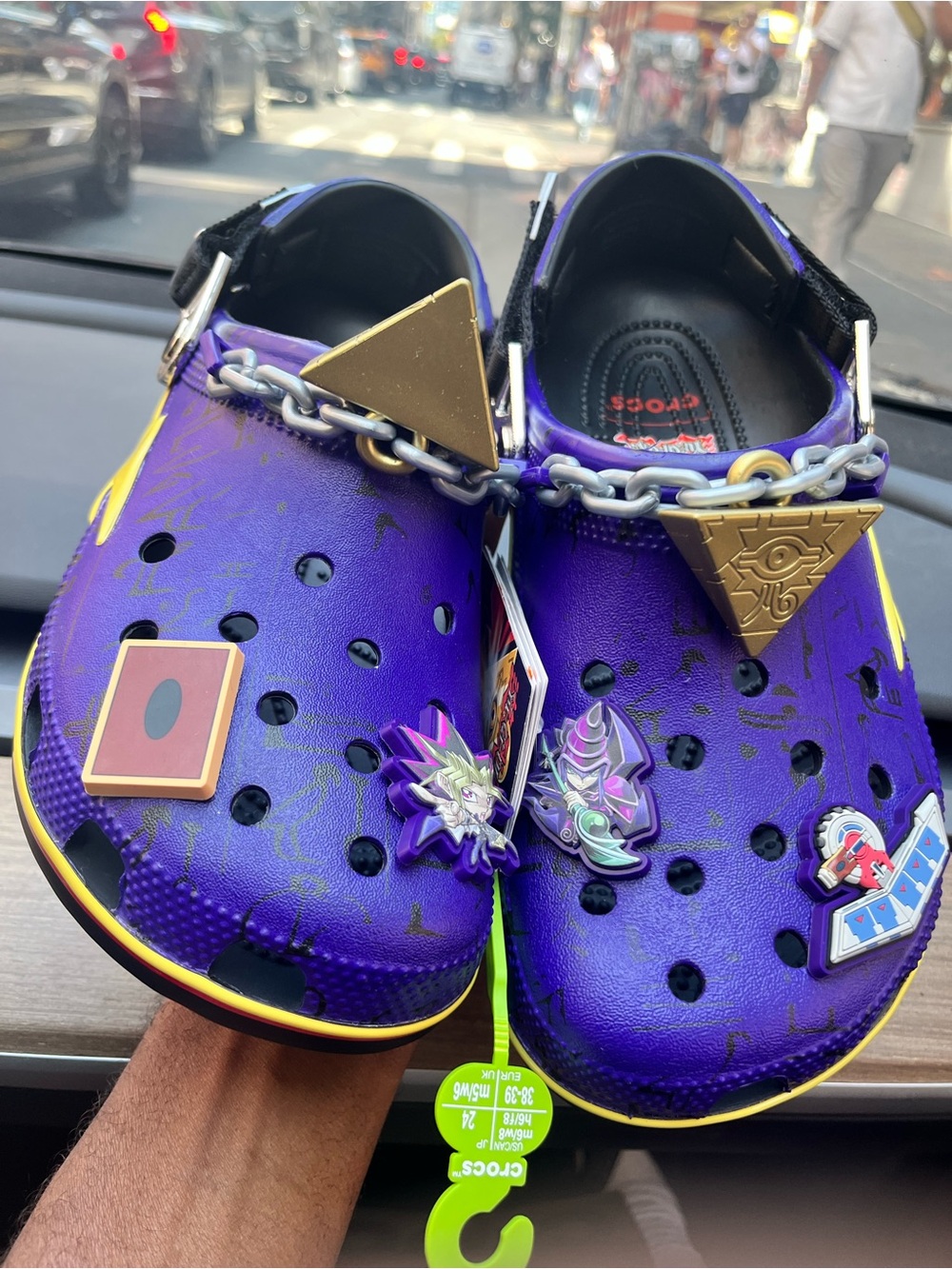 Crocs x Yu-Gi-Oh! Yami Yugi Classic Clog Brand New No Card Size 6